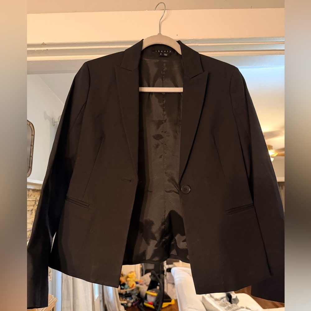 Theory Black Blazer